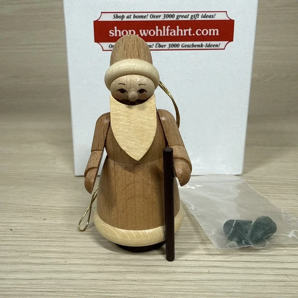 Santa Claus 2 3/8in Figurine Table Decoration Ore Mountains New Seiffen‎ Natural